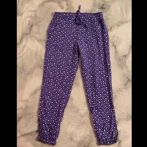 Blue Printed Aerie Pants